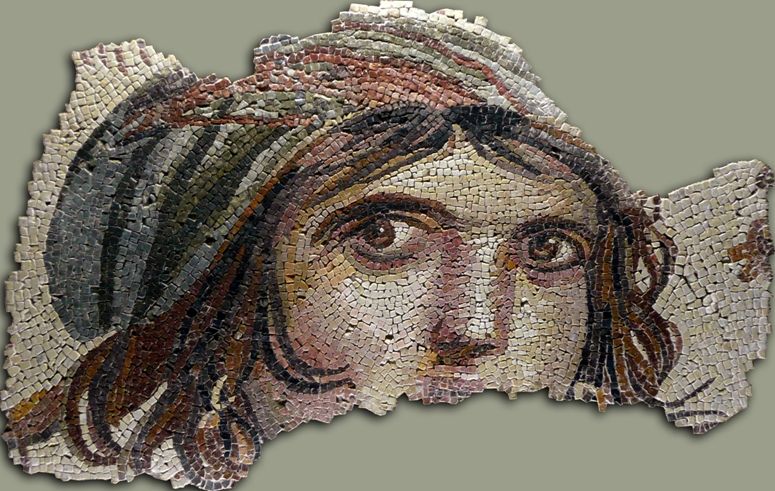 Zeugma Museum - Gypsy Girl Mosaic